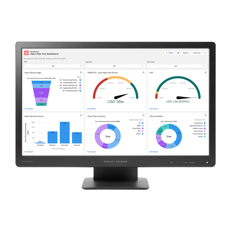 Monitor HP ProDisplay P242VA 24″ Tienda COINSA